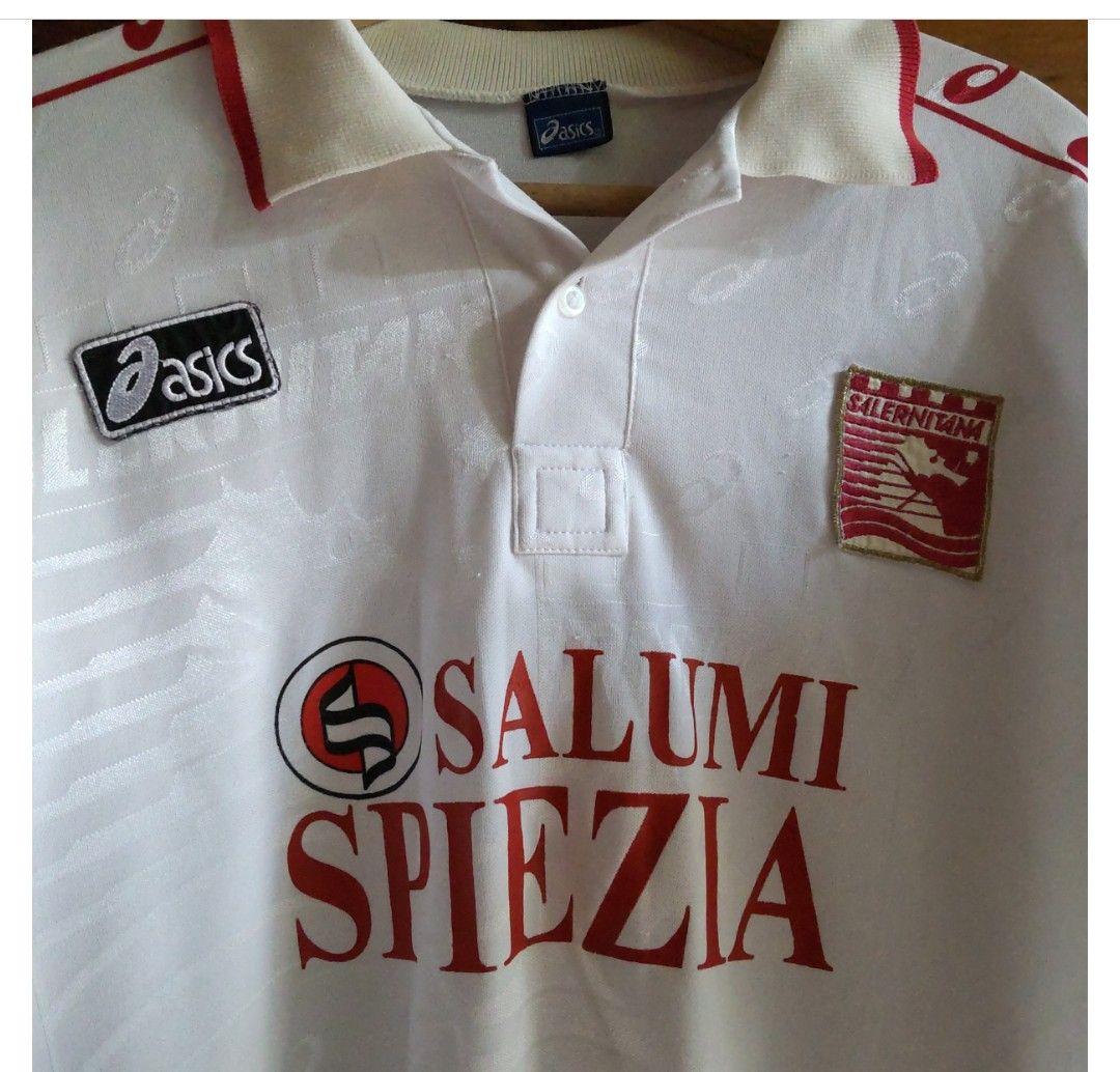 アシックス 90s サレルニターナ サッカー ユニフォーム サイズ XL
