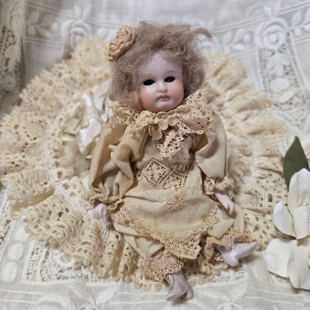 アンティークミニョネット　アンティークビスクドール