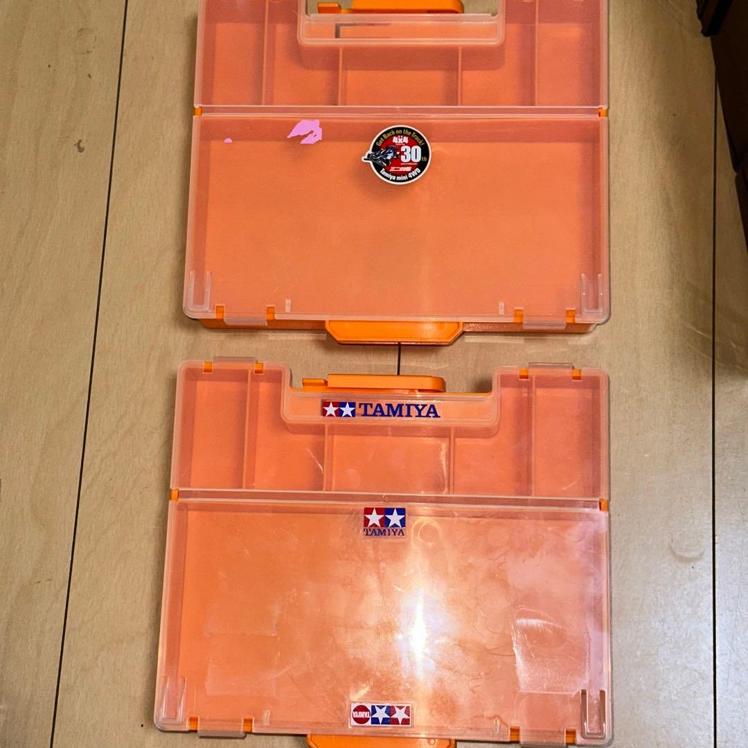 [G12237]ミニ四駆　ポータブルピット　J-CUP2013 オレンジ　タミヤ