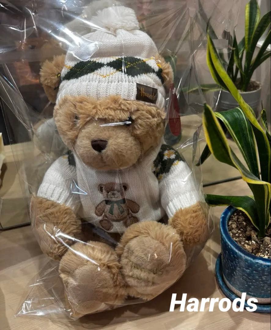 ハロッズ ぬいぐるみ アンガス テディベア 2021 Harrods 限定