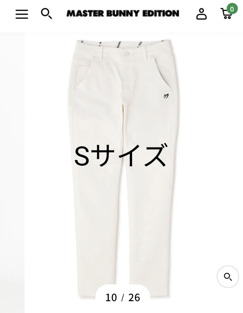 新品★マスターバニーエディション　パンツ0　パーリーゲイツ