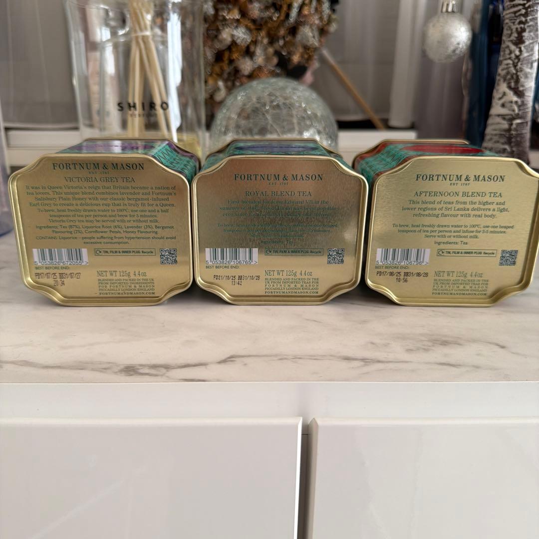 FORTNUM & MASON 日本未発売　3缶セット　年末年始購入