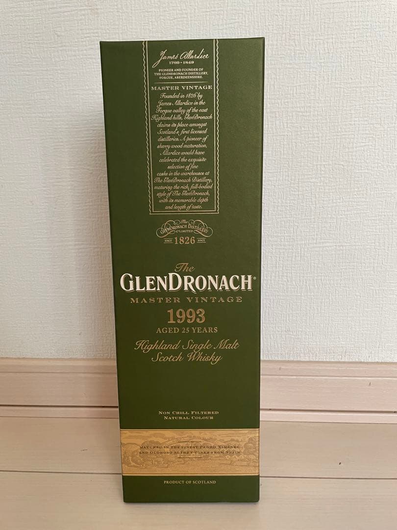 新品　グレンドロナック　1993 25年 ウイスキー　マスターヴィンテージ