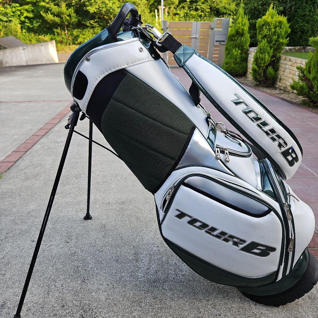 値下しました！！TOUR B キャディバッグ ヘッドカバー6個付き