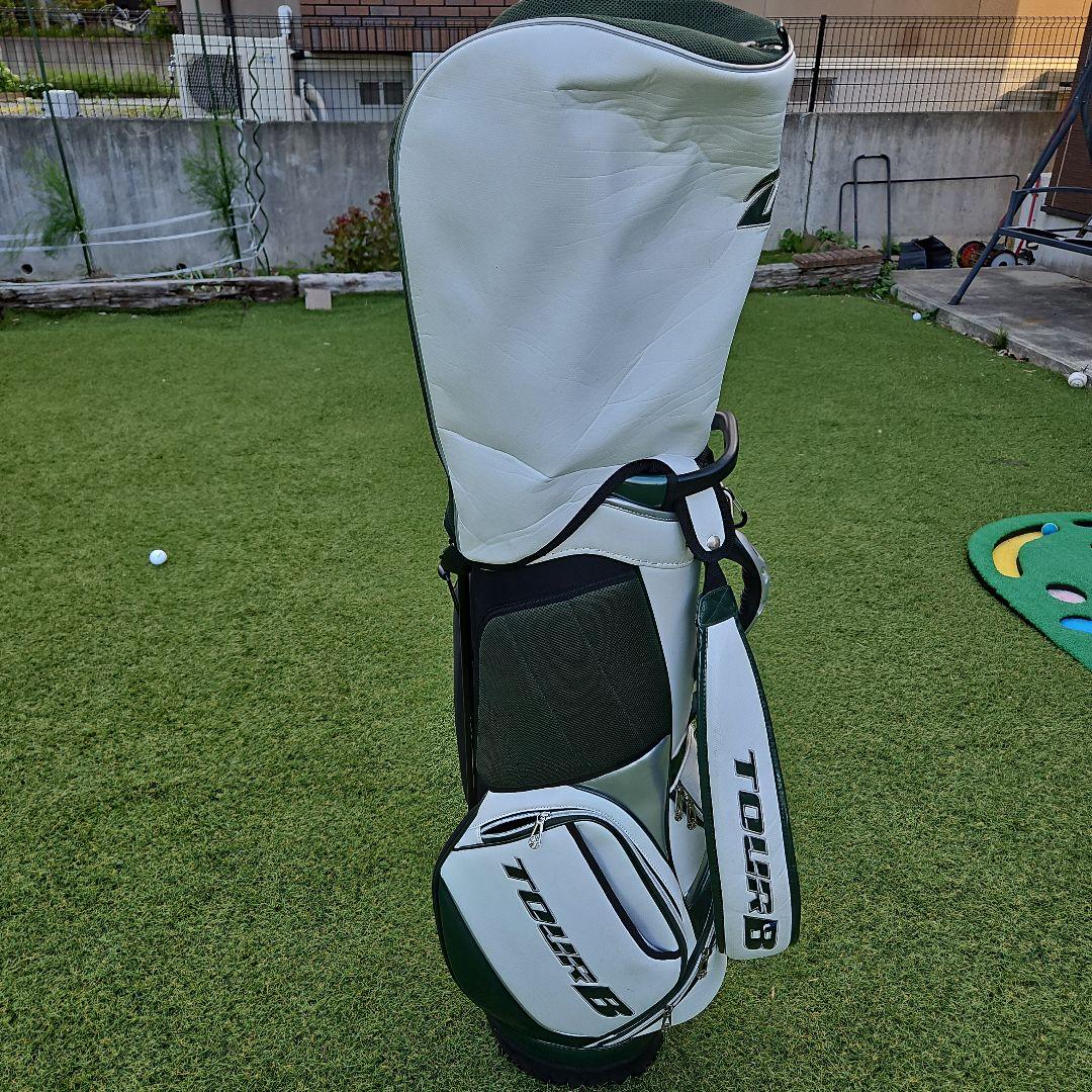 値下しました！！TOUR B キャディバッグ ヘッドカバー6個付き