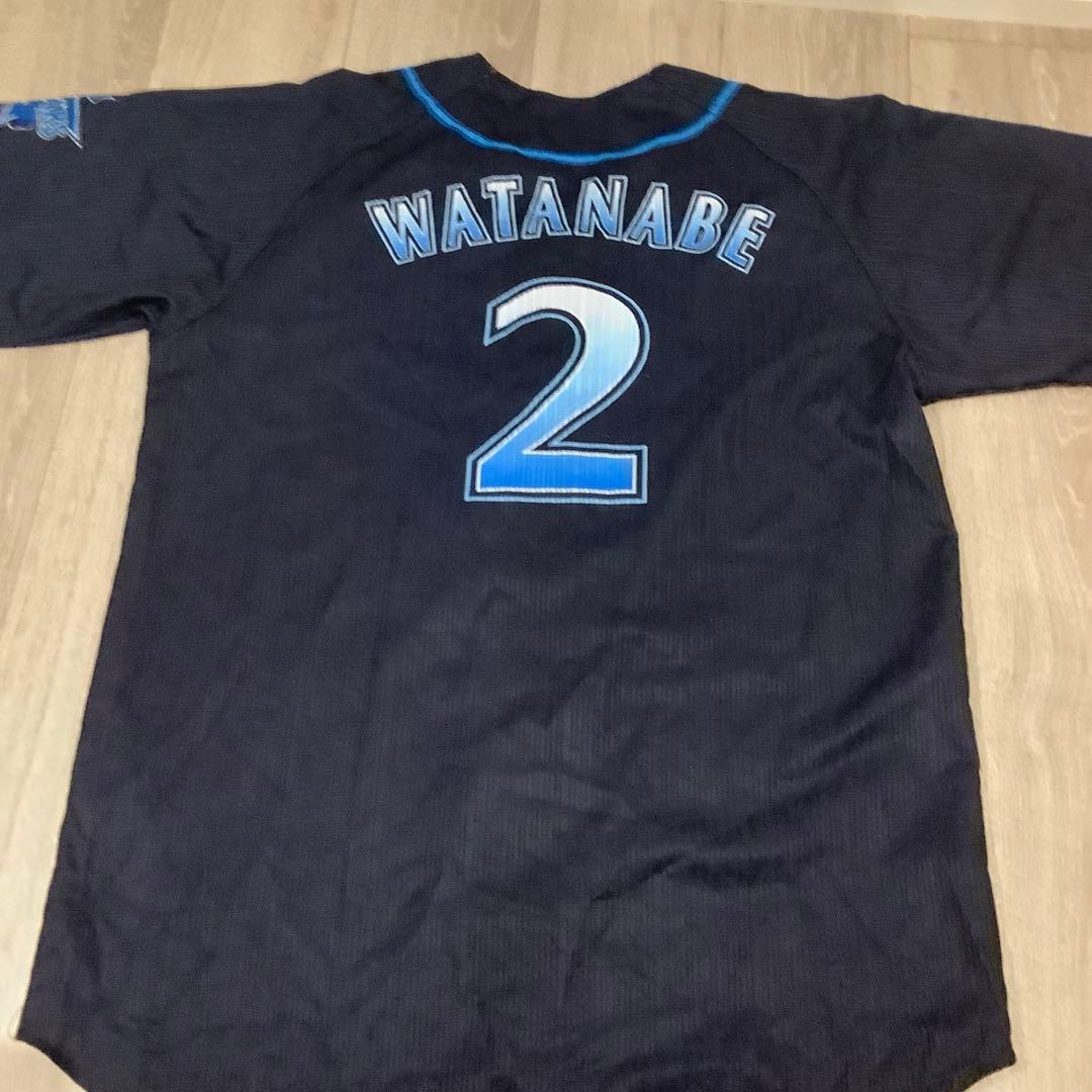 横浜Denaベイスターズ　渡辺直人　ビジターユニフォーム　Oサイズ