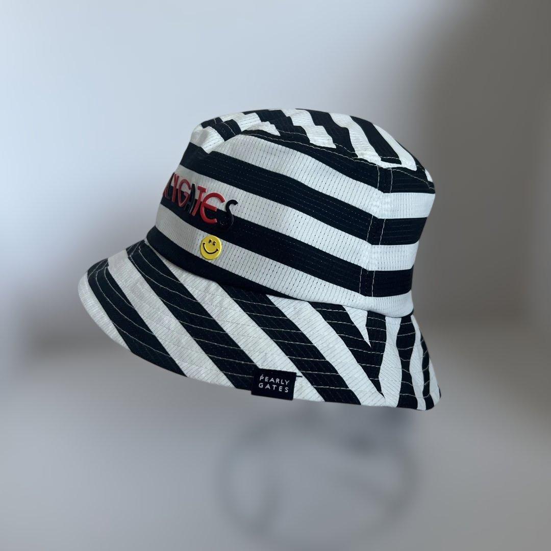 未使用品☆☆☆【PEARLY GATES】ドットエア　ロゴハット UNISEX