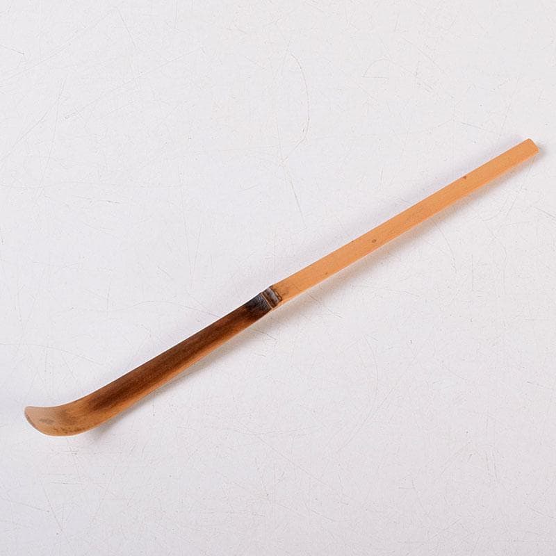 茶道具　影林宗篤作　茶杓　銘「佳日」　前大徳　福本積應書付　共箱共筒　C8554