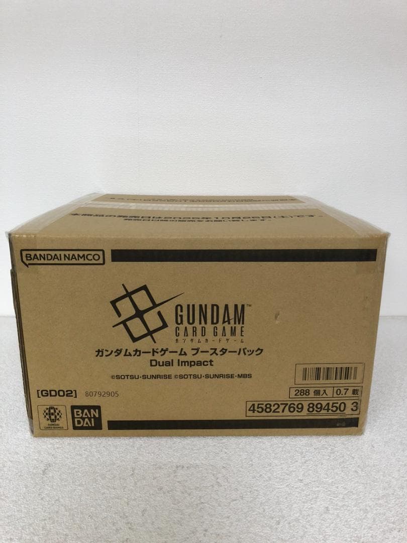 【未開封カートン】ガンダムカードゲーム Dual Impact【GD02】①