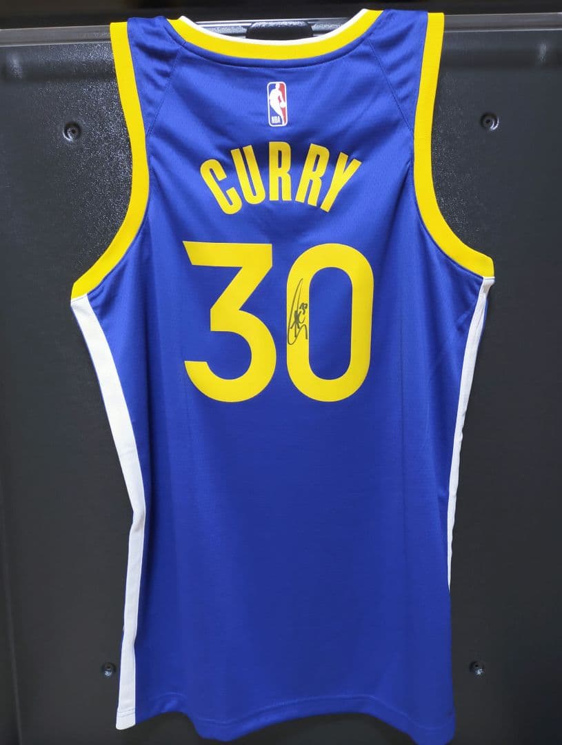 【直筆サイン】ステフィン・カリー／Stephen Curry／ジャージ