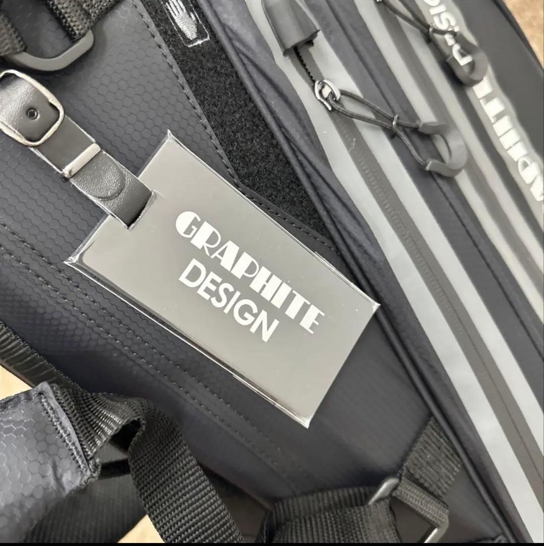 グラファイトデザインキャディーバック　2023年モデル　プロ支給品　黒　ブラック