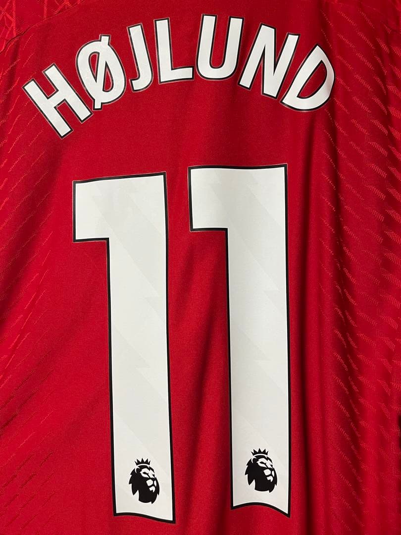 正規品　長袖　オーセンティック　マンチェスターユナイテッド　ホーム　ホイルンド