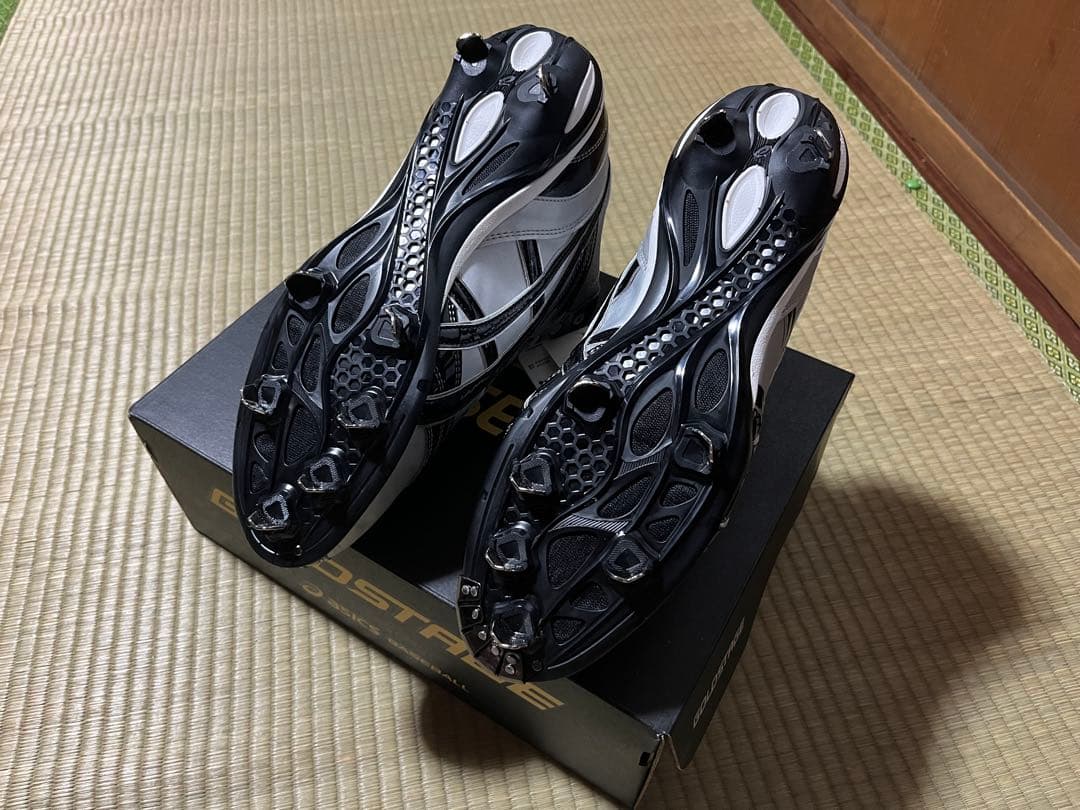 おのけん asics アシックス GOLDSTAGE スパイク 28㎝