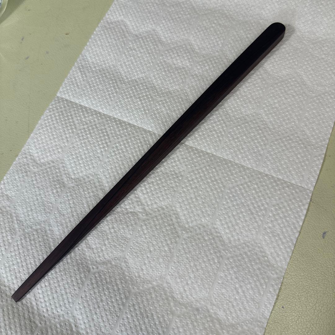 黒檀　手彫りのみ