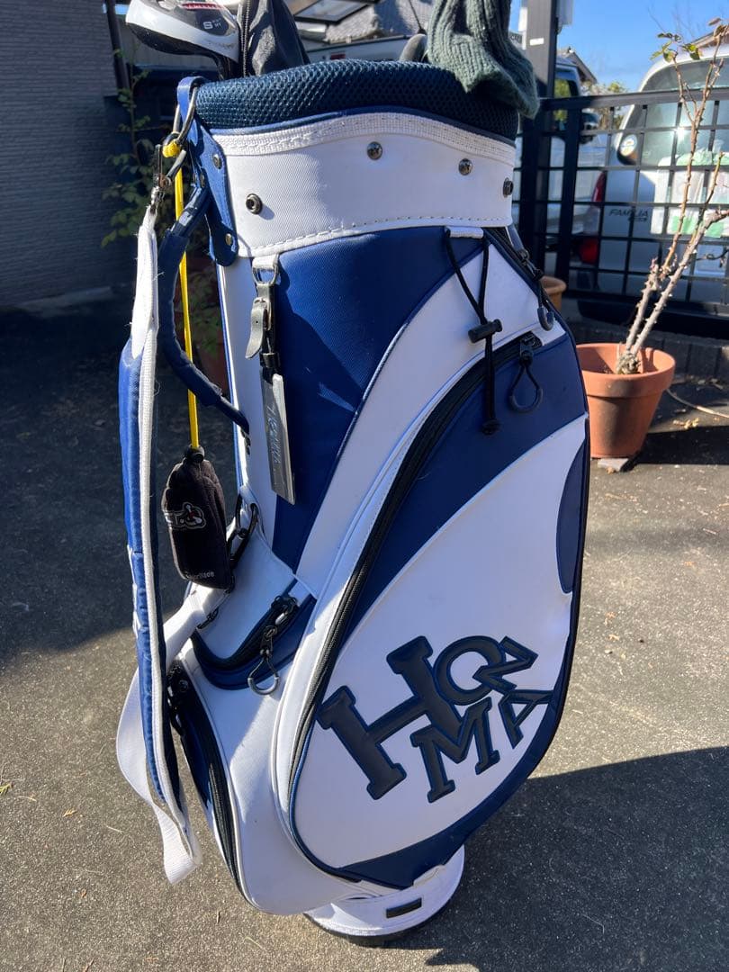 中古美品 HONMAホンマ ゴルフバッグ キャディバッグ