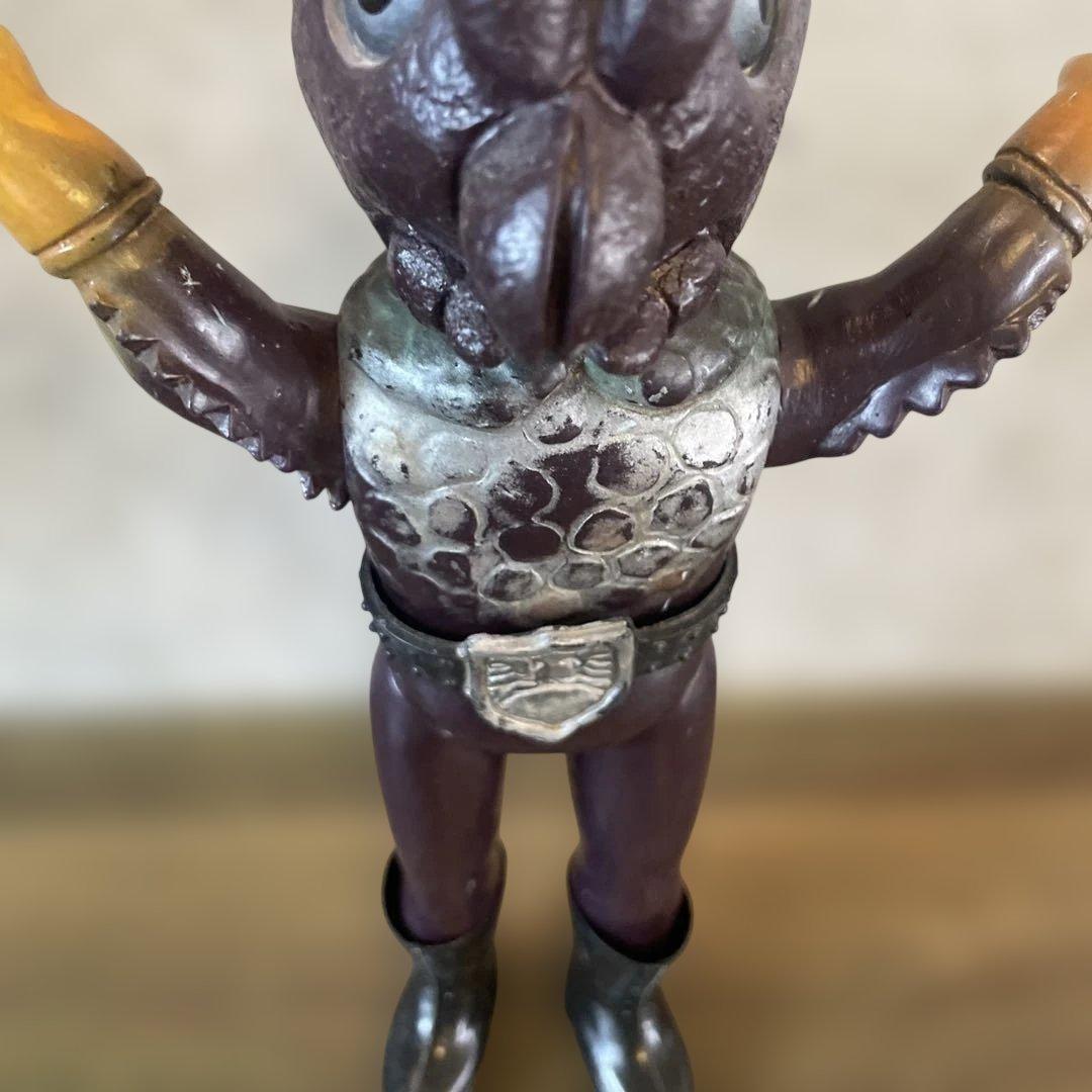 当時物　仮面ライダー怪人　アリキメデス　ソフビ