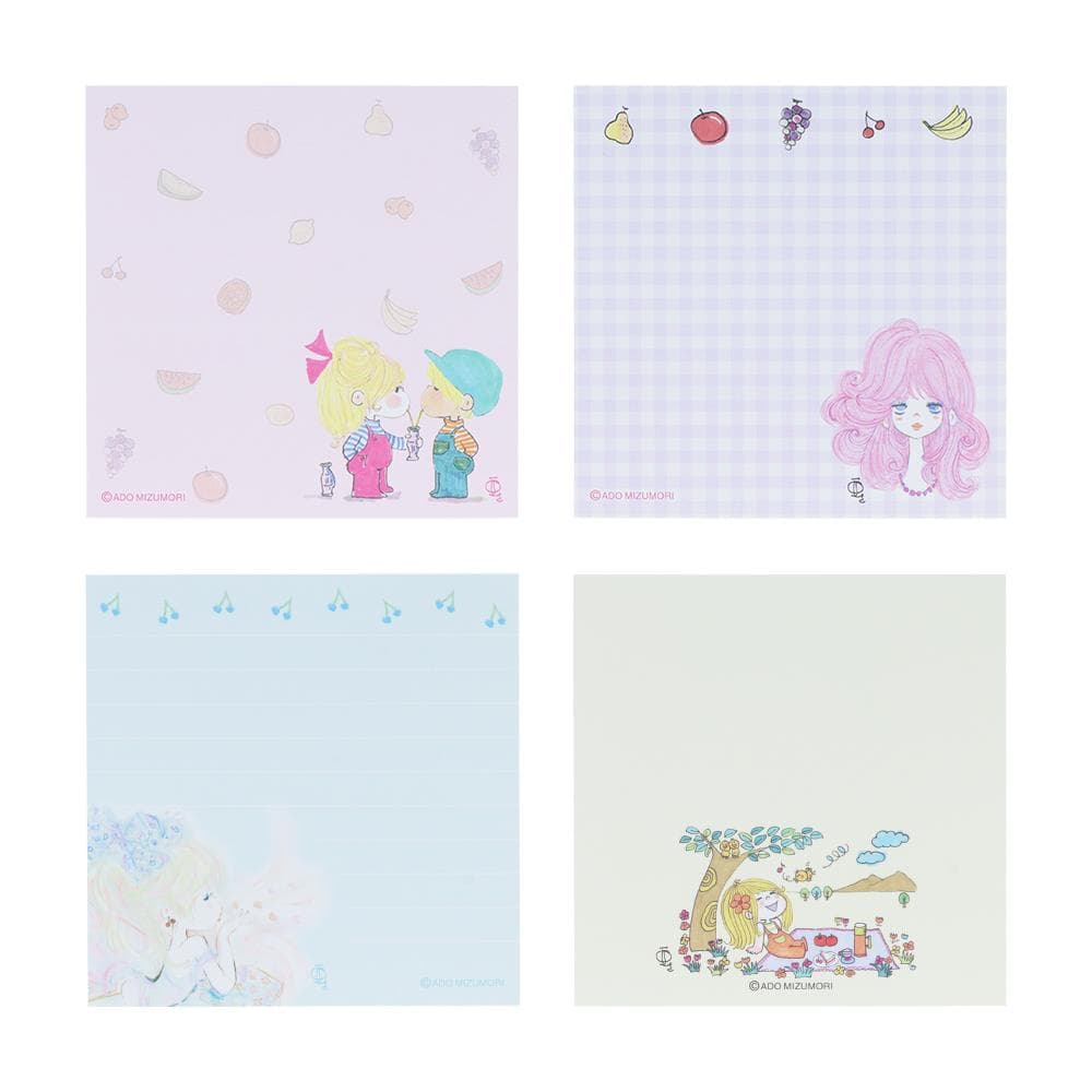 水森亜土★スクエアメモセット