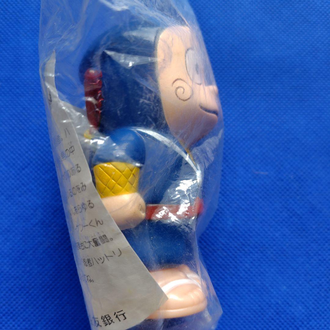 住友銀行貯金箱　忍者ハットリくん　ソフビ　ノベルティグッズ　昭和レトロ