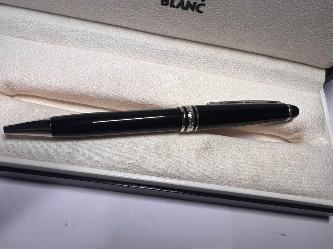 MONT BLANC 黒 ボールペン 本体 専用ケース付き　美品