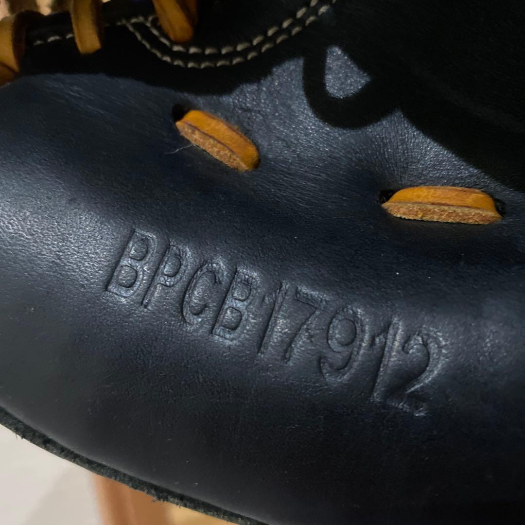 公式用　グローブ 黒/オレンジ　トレーニング