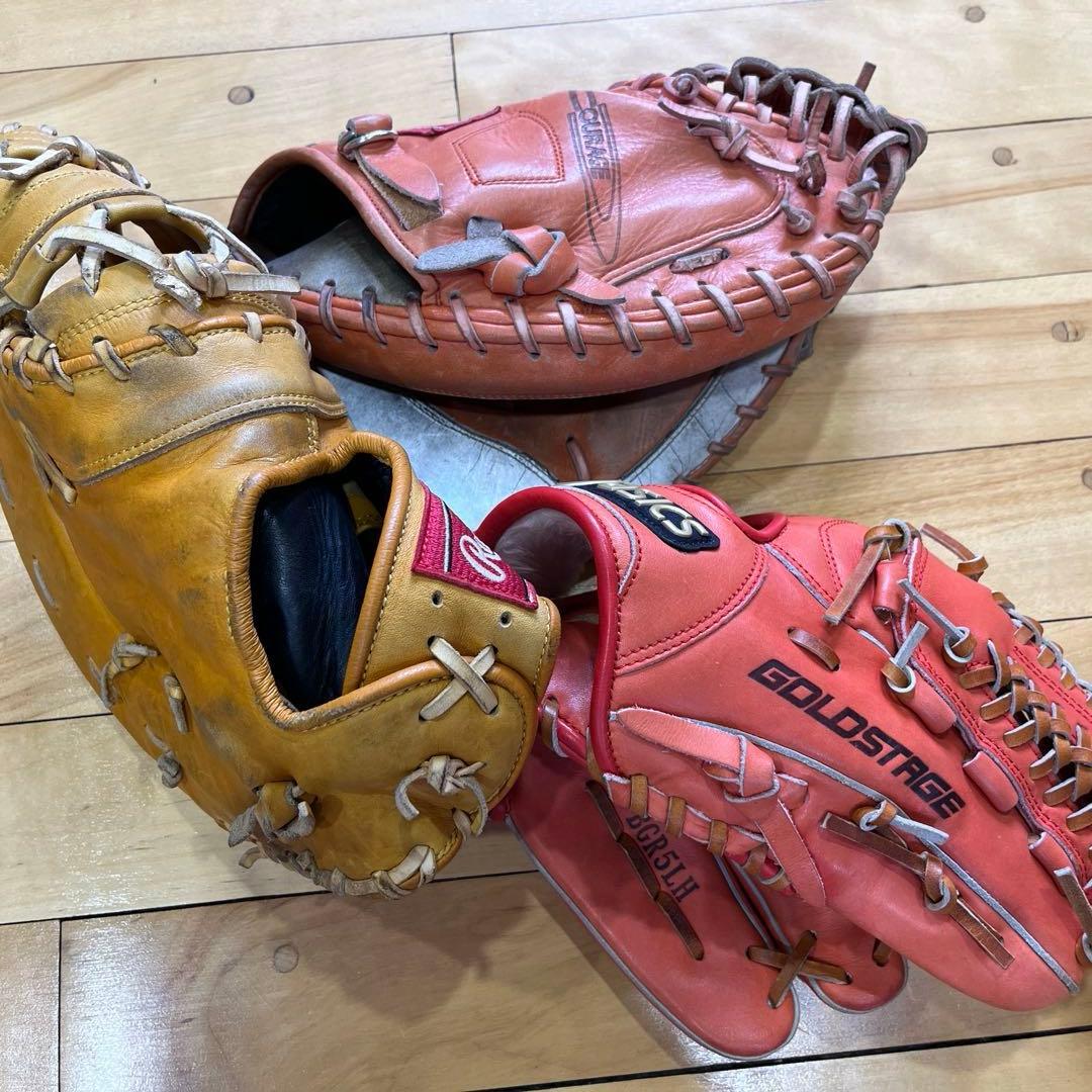 【セット売り】一般軟式野球用グローブ