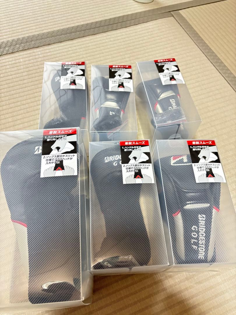 最新ブリジストンＢシリーズ　ヘッドカバー6点セット　1w 2F 3U 新品