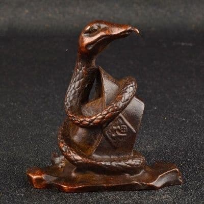 銅器 十二支 茶台茶寵 文鎮 書斎 博古架 装飾品 工芸品 置物