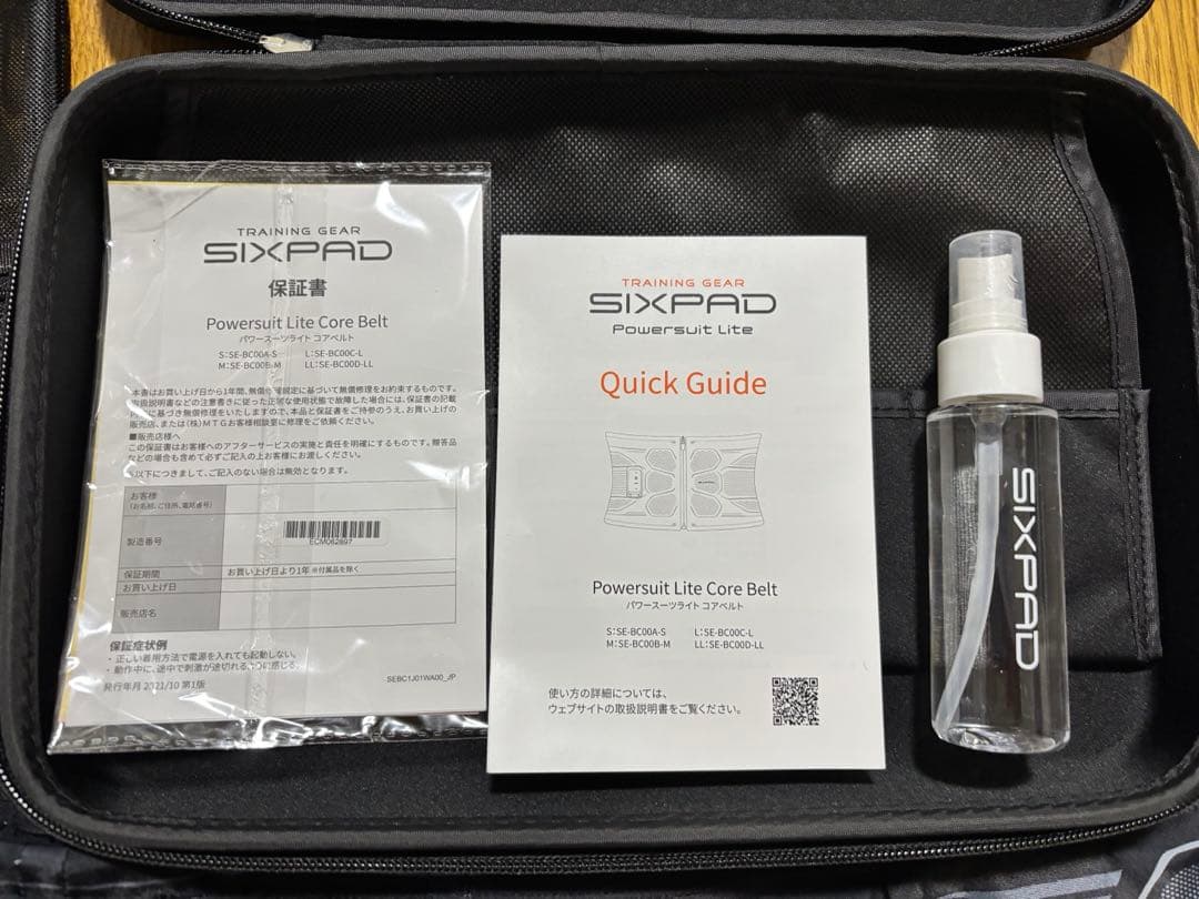 MTG SIXPADパワースーツコアベルトM SE-BC00B-M 美品（中古）