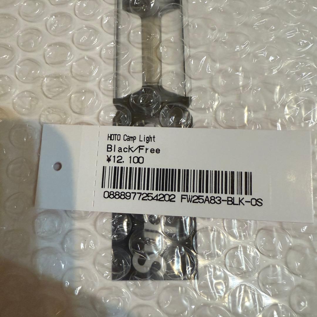 新品未使用❗️Supreme x HOTO Camp Light Black