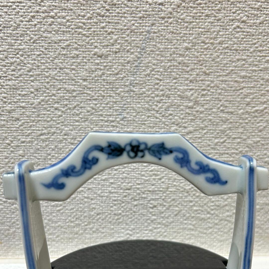 染付吉祥文手桶茶入　茶道具懐石鵬雲斎坐忘斎淡々斎即中斎而妙斎棗水指茶杓水屋茶碗釜