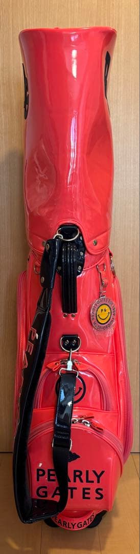 【パーリーゲイツ】エナメルキャディバッグ