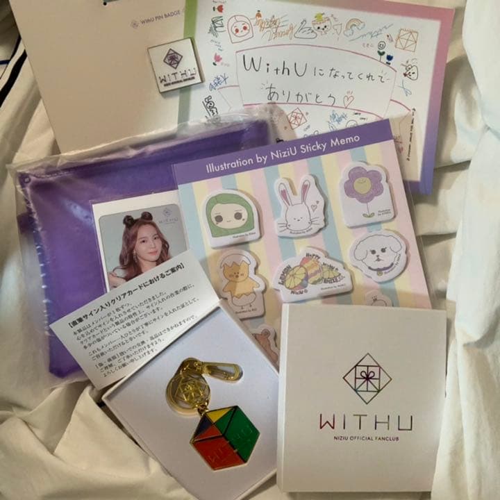 NiziU 【WithU ファンクラブ限定グッズ  直筆サイン付き】