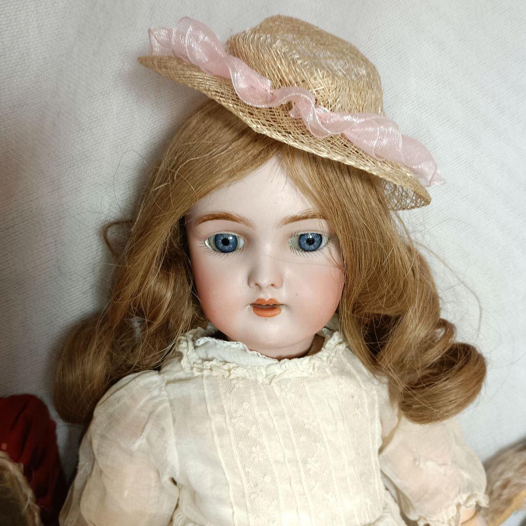 S5⭐アンティークビスクドール　シモン＆ハルビック　ハンドワークWネーム⭐難あり