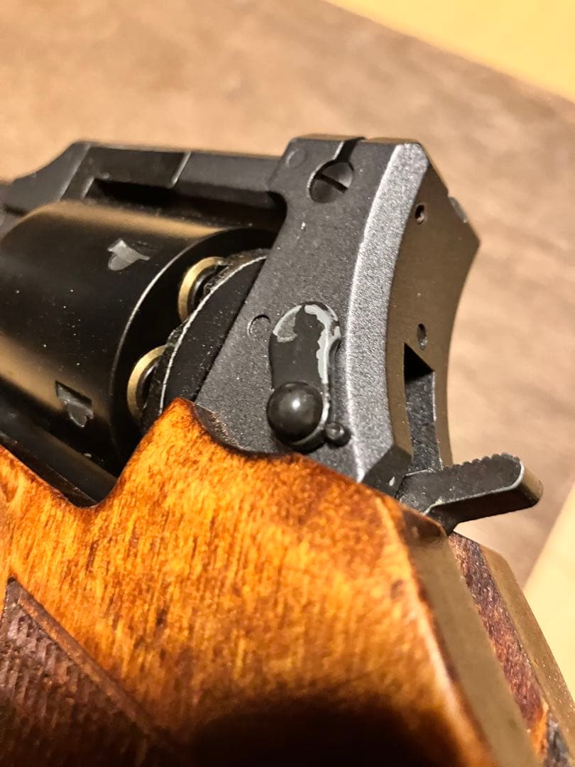 マテバ　6mm 6インチ マルシン工業　塗装済み　木製グリップ