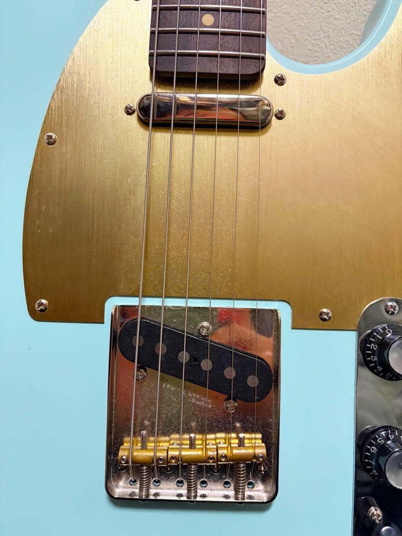 テレキャスタータイプ コンポーネントギター【ダフネブルー】