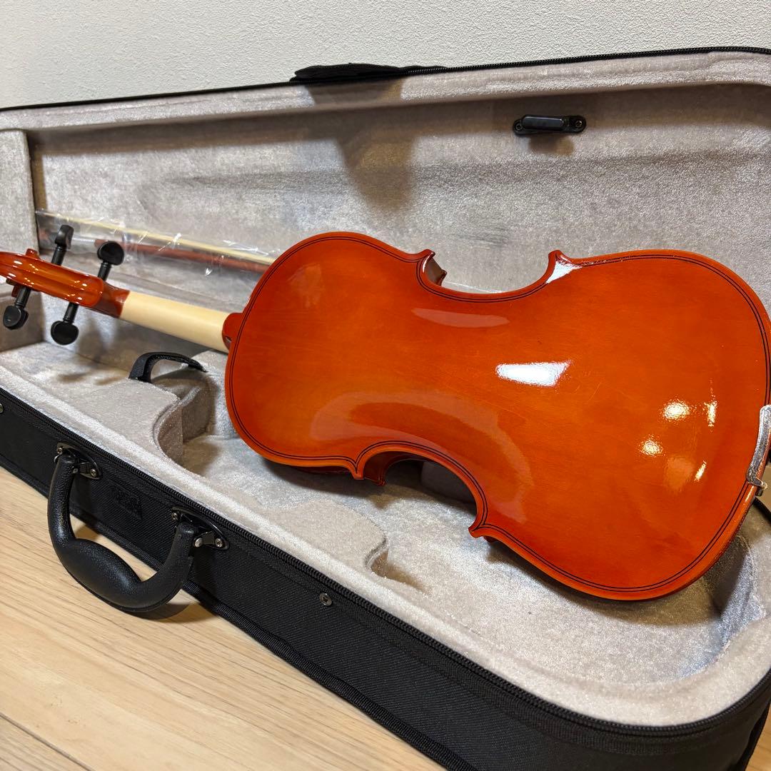 【未使用品】ノーブランド バイオリン 4/4サイズ ハードケース付き