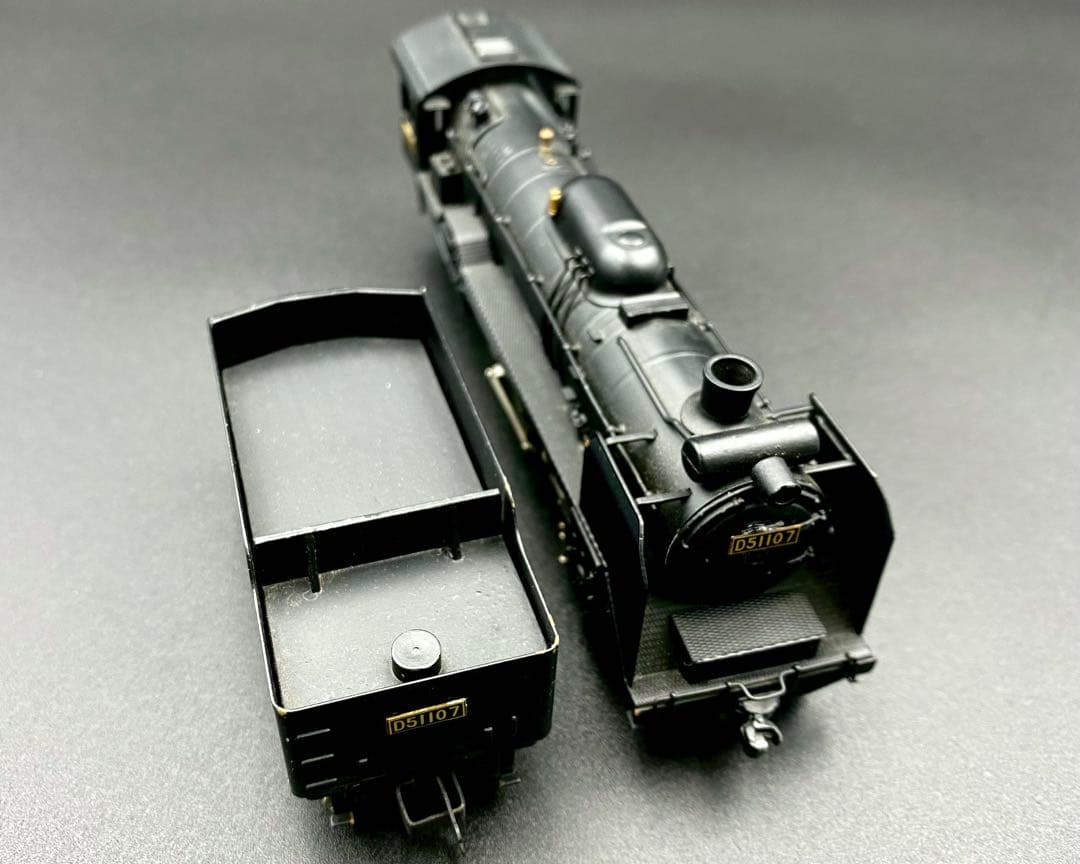 【中古品】 鉄道模型 D51107 HOゲージ 真鍮製 ジャンク品