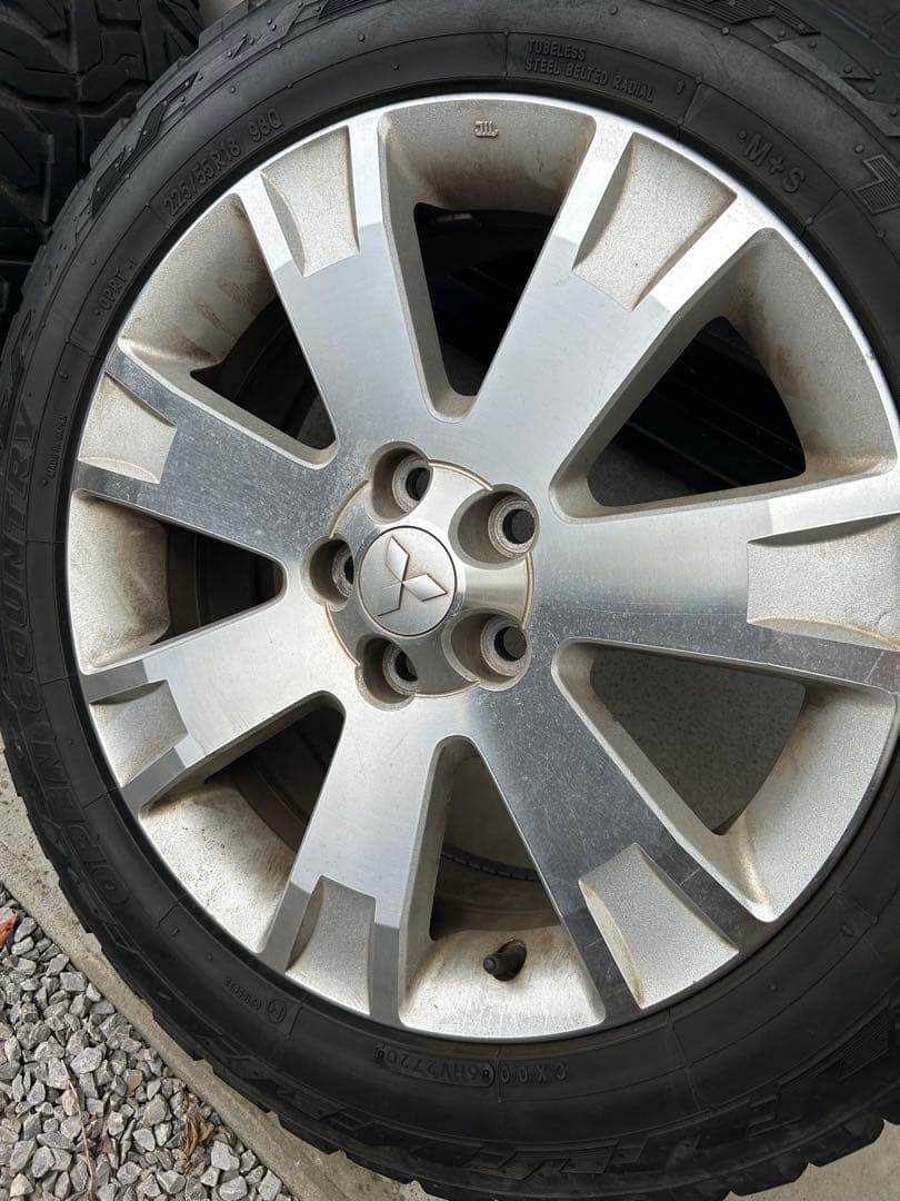 デリカD5 純正　ホイール　タイヤセット　手渡し希望