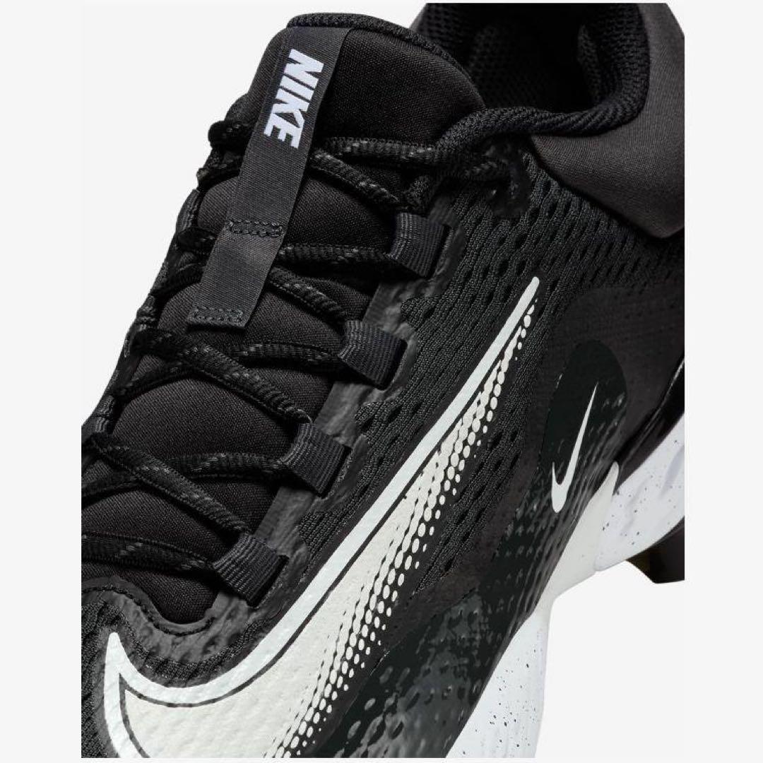 ナイキ アルファ ハラチ エリート 28 野球 スパイク 靴 シューズ 黒