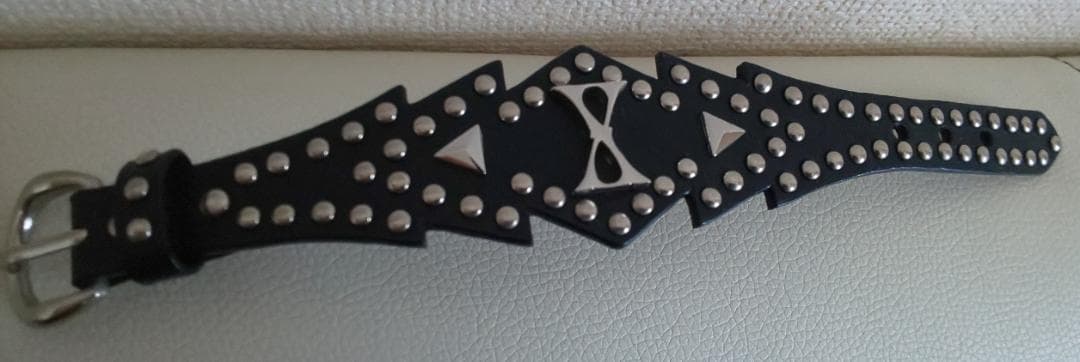 レア X JAPAN レザー ブレスレット hide