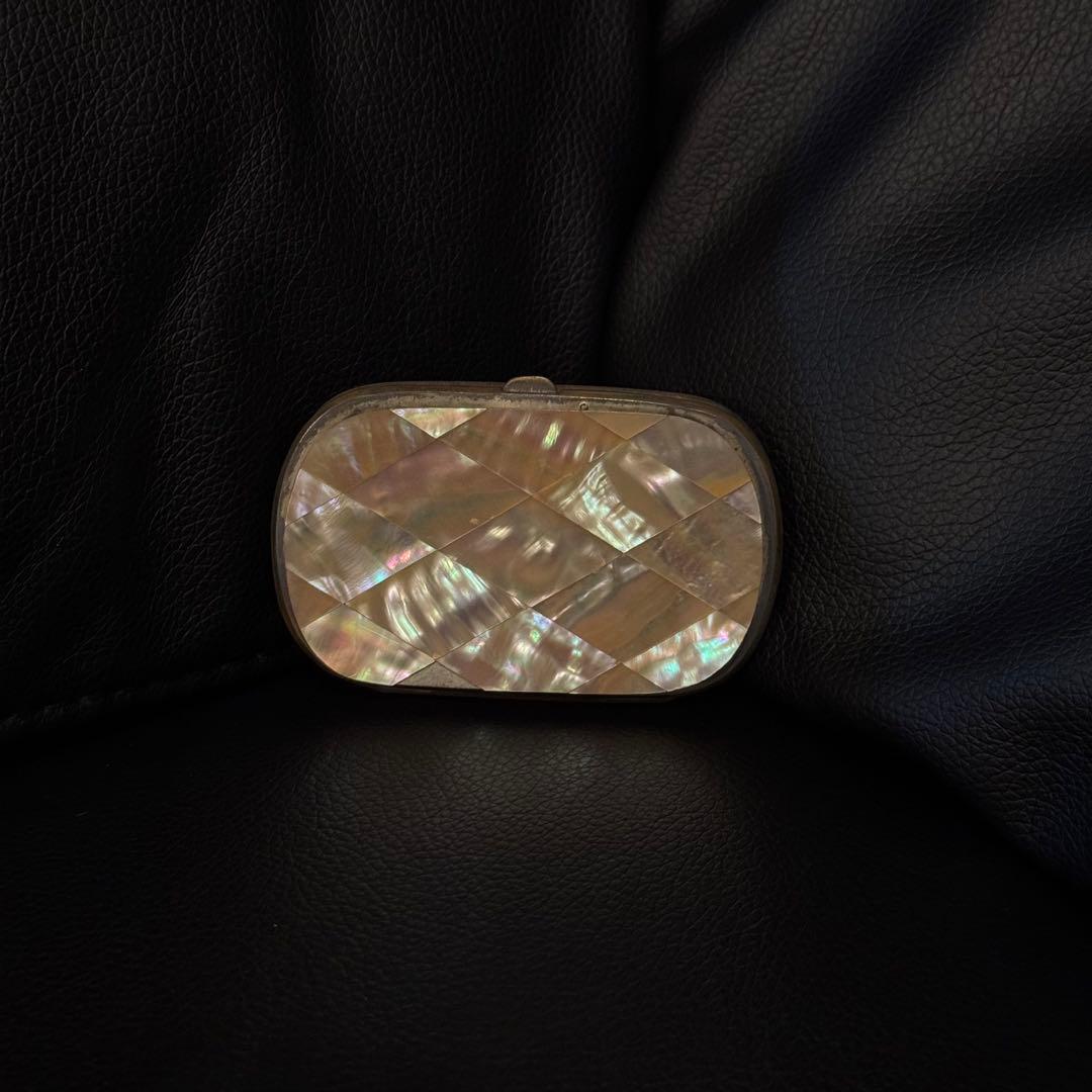 アンティーク マザーオブパール 祈祷書＆小物入 セット