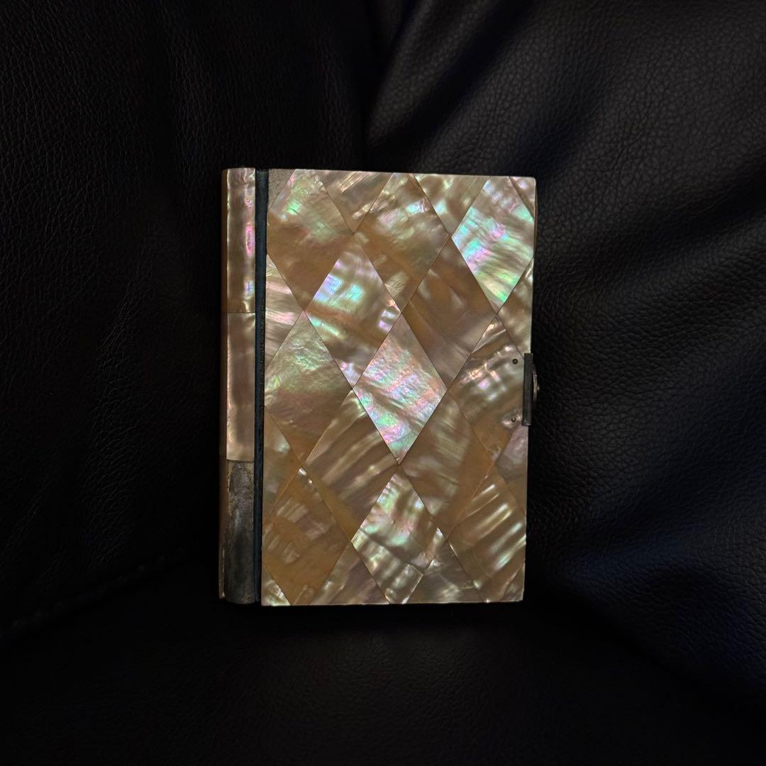 アンティーク マザーオブパール 祈祷書＆小物入 セット