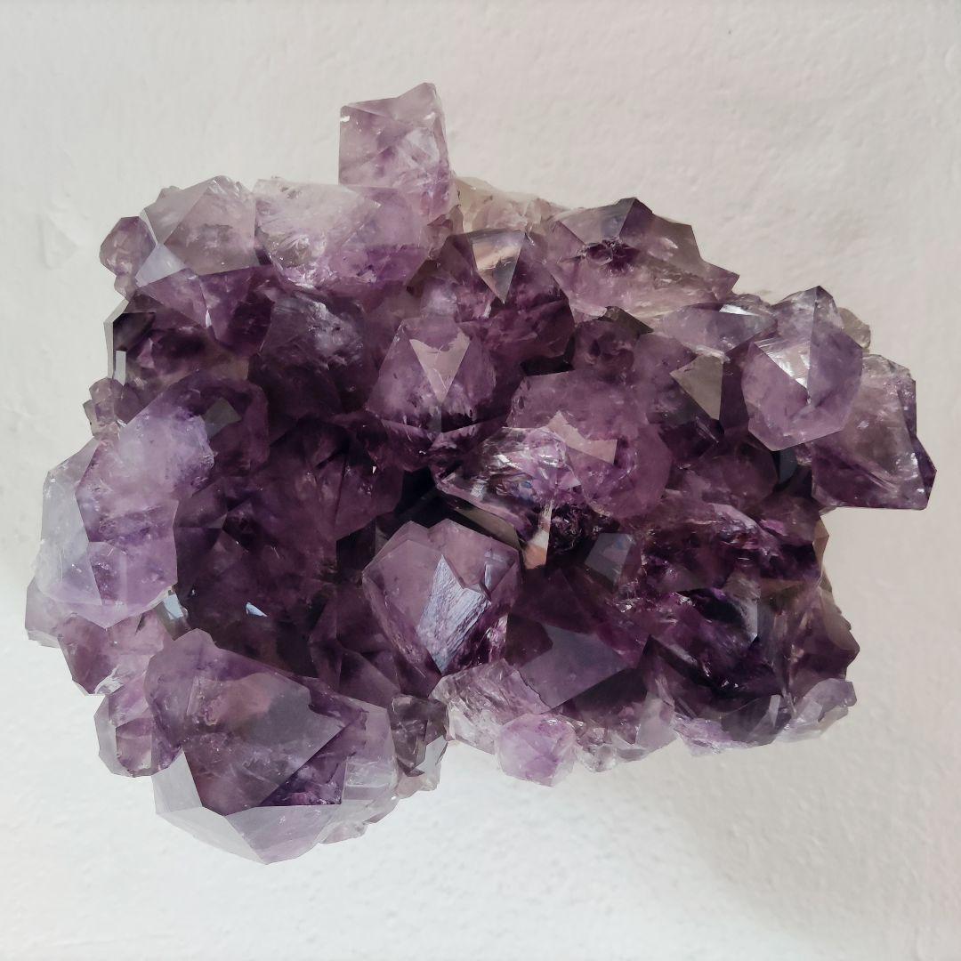 パワーストーン　天然石　アメジスト　クラスター　4kg　No.949