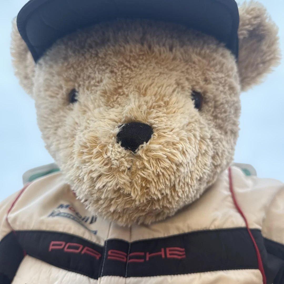 PORSCHE ポルシェ 特大 テディベア レーシングスーツ
