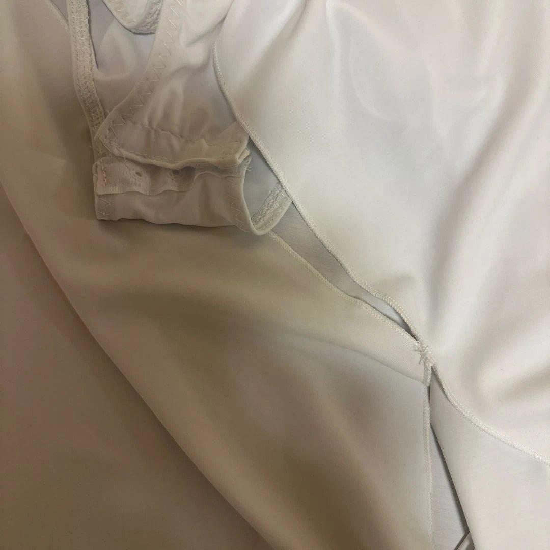 ホワイト スパンコール ダンスドレス