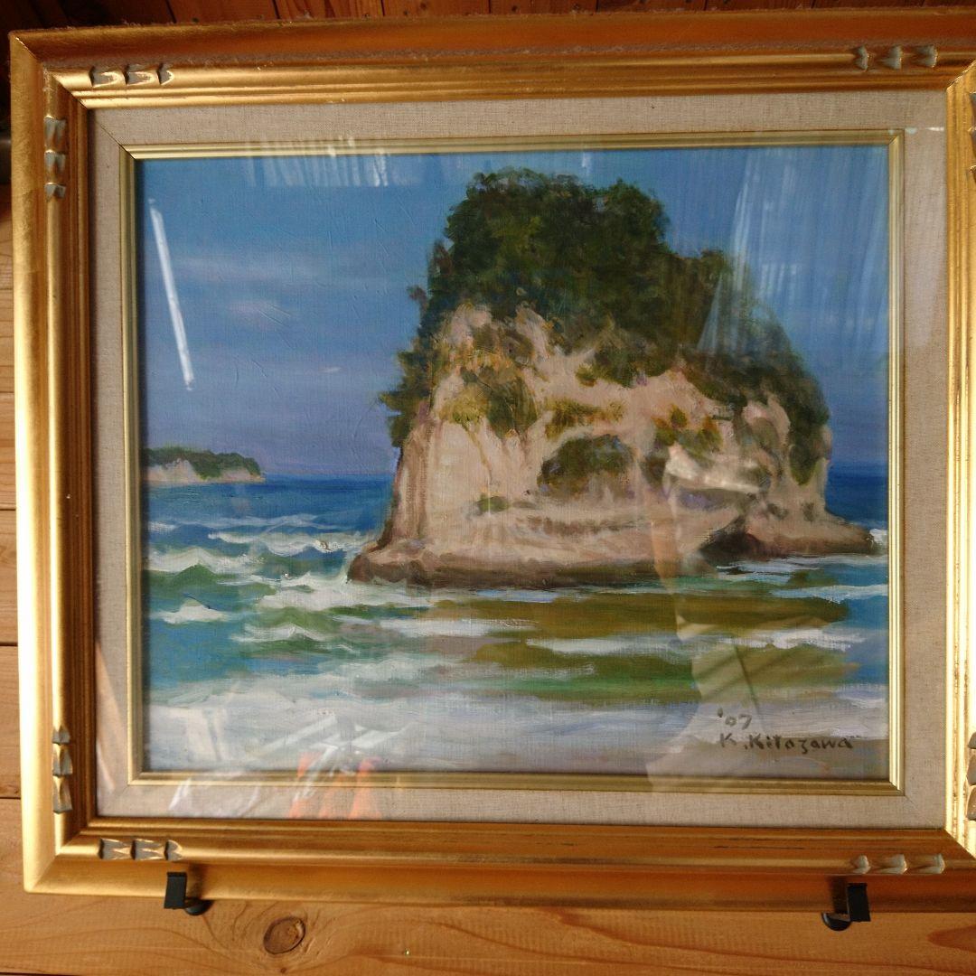 北茨城市二つ島絵画