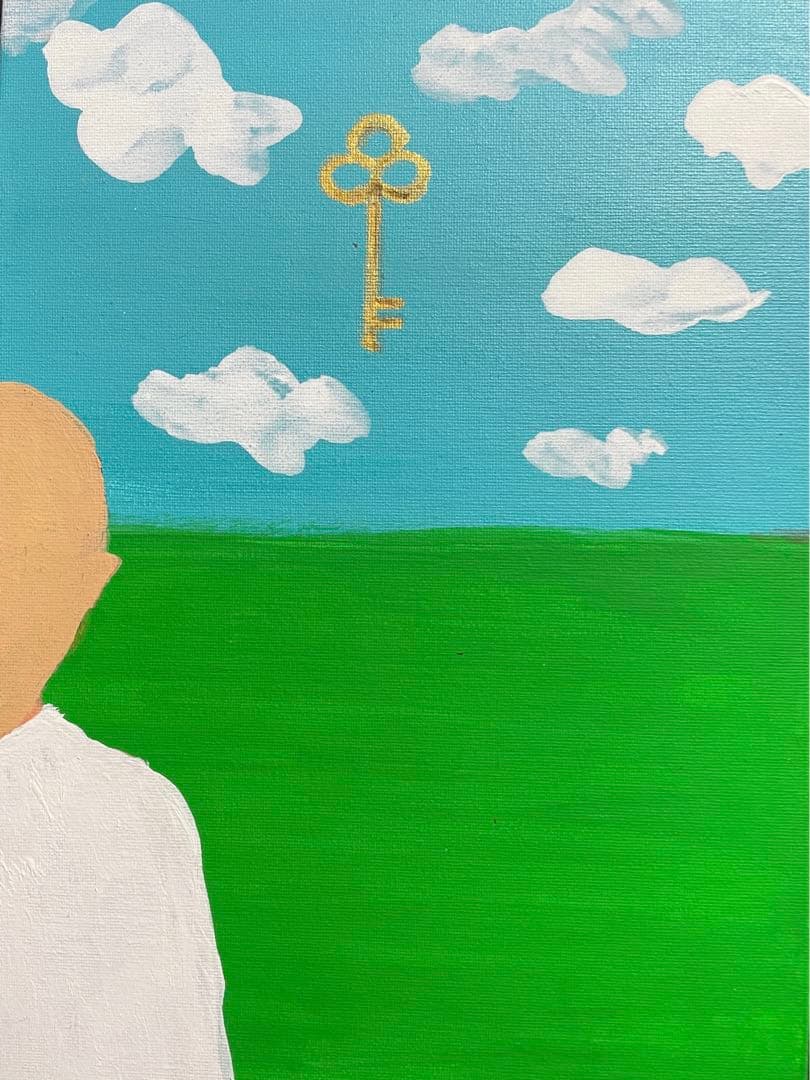 絵画『Door』アクリル絵画。3枚セット。