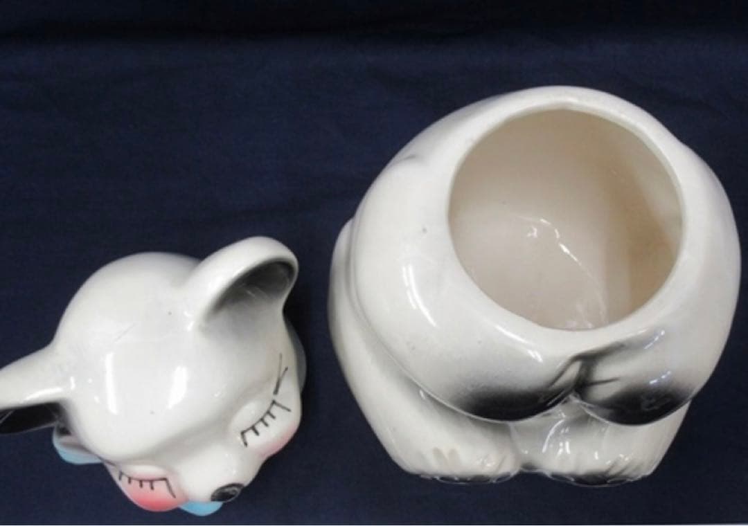 アメリカ製　クッキージャー　ヴィンテージ 陶器　 USA