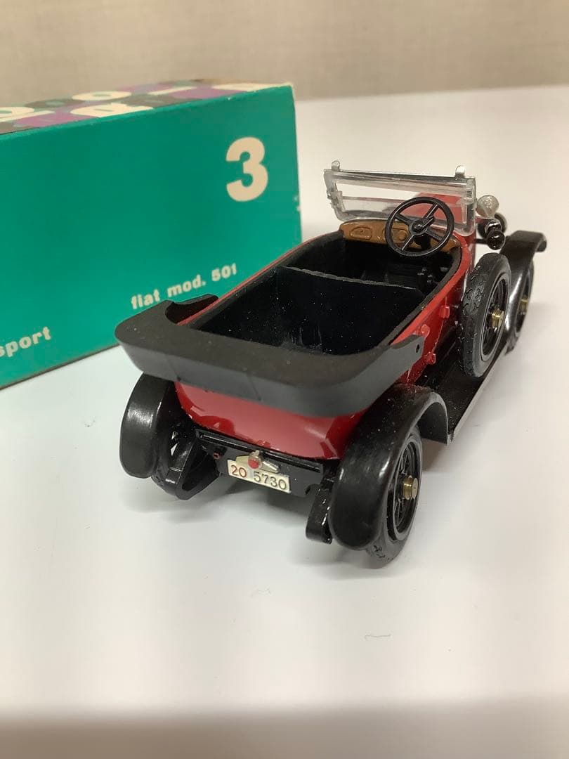RIO フィアット モデル 501 ミニカー 赤