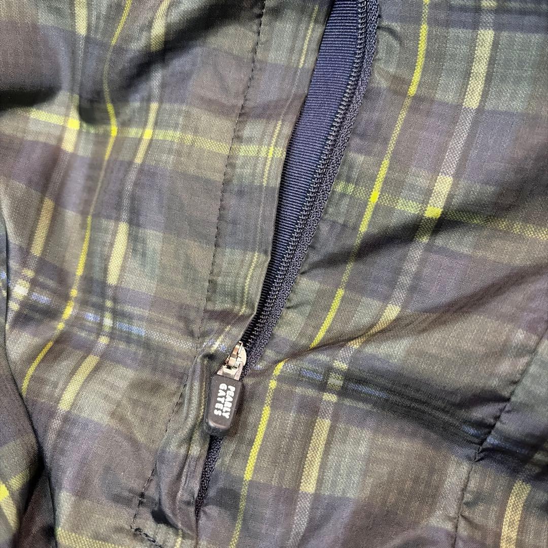 専用パーリーゲイツ　チェック柄　スニードブルゾン　大きいサイズ5 良品